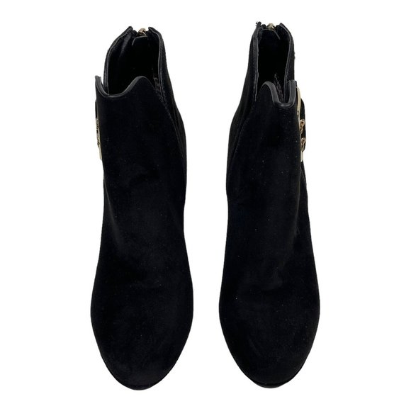 Xti Womens Ankle Boots Black Suede Size 7 - Picture 5 of 10